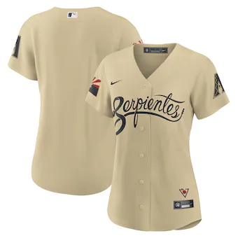 womens nike gold arizona diamondbacks city connect replica 